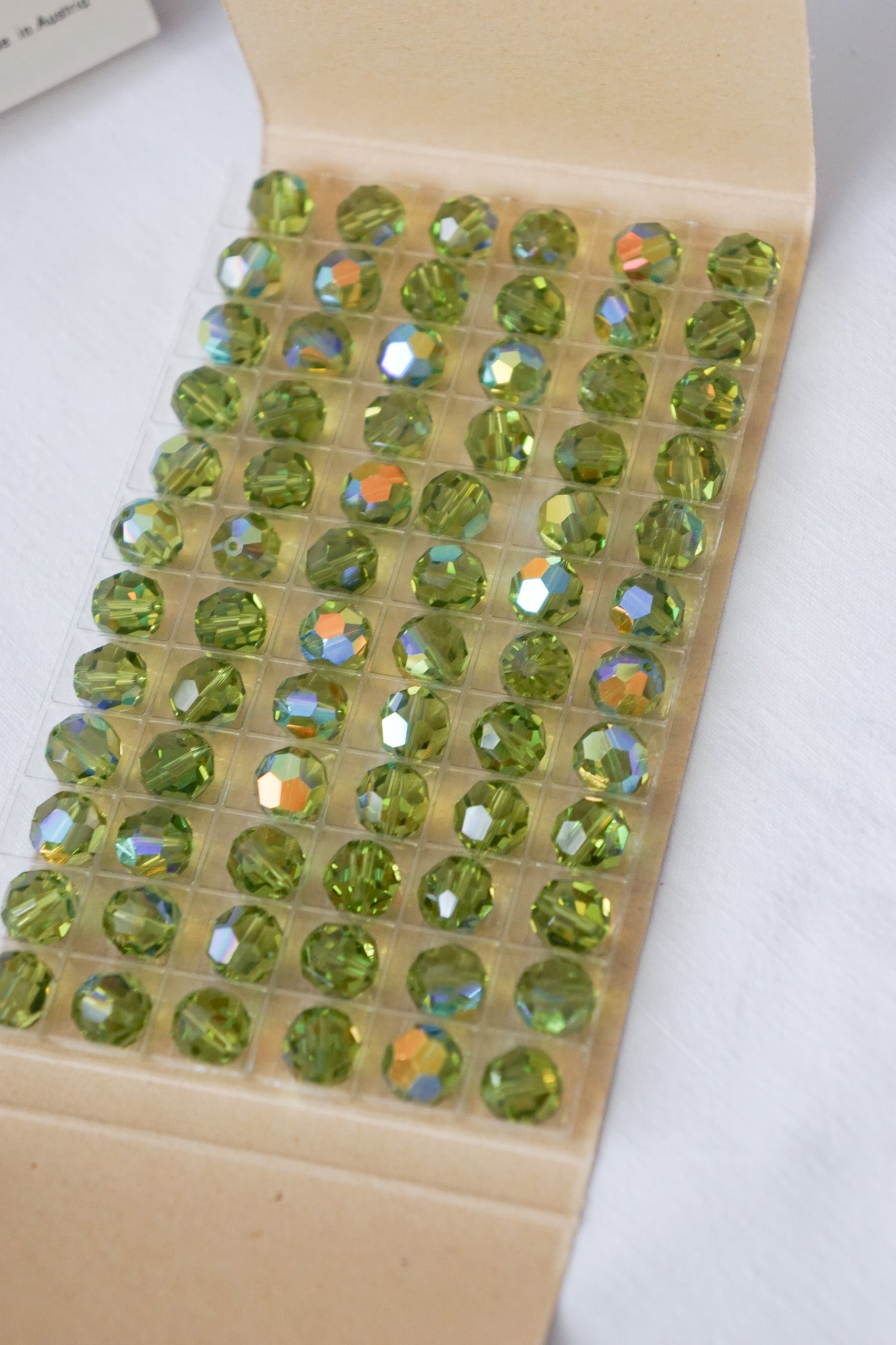 Swarovski Olive, 10-70 Stück, 9 mm, Kugelform, Kristallperlen