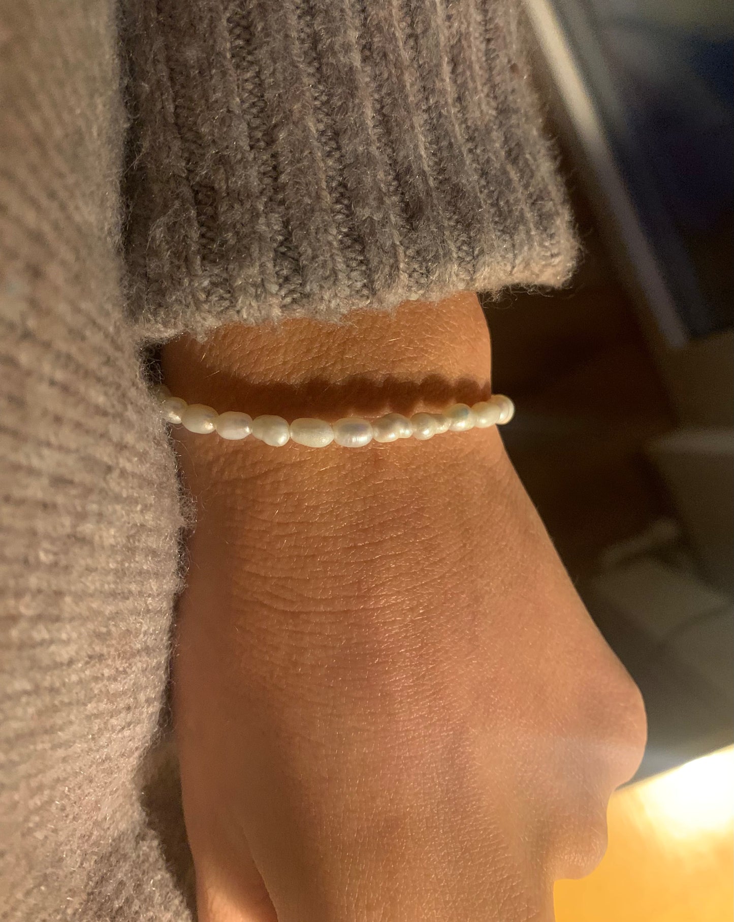 Süßwasserpelen Armband
