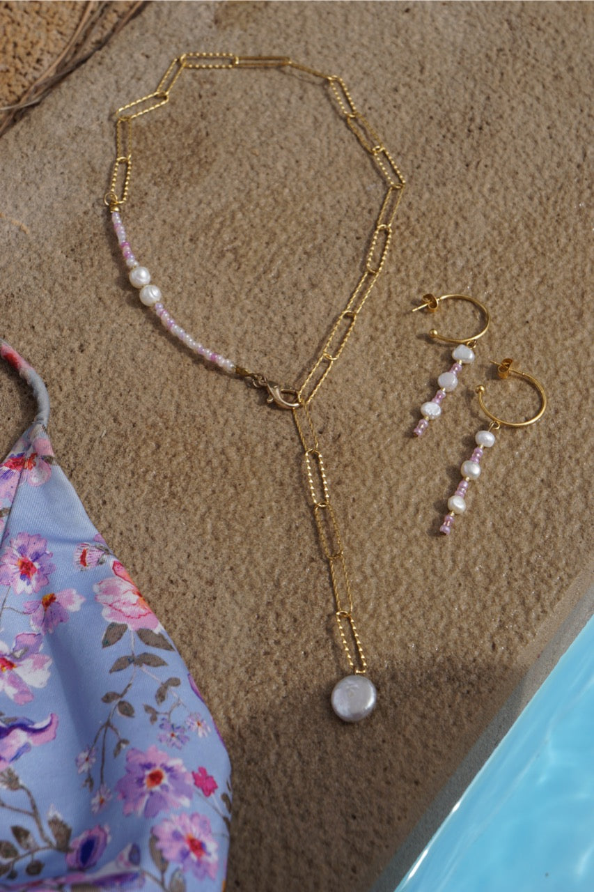 Süßwasserperlen Schmuck-Set #2