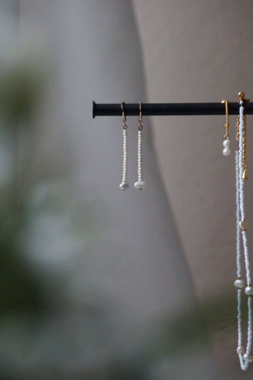 Süßwasserperlenohrringe Ola #3