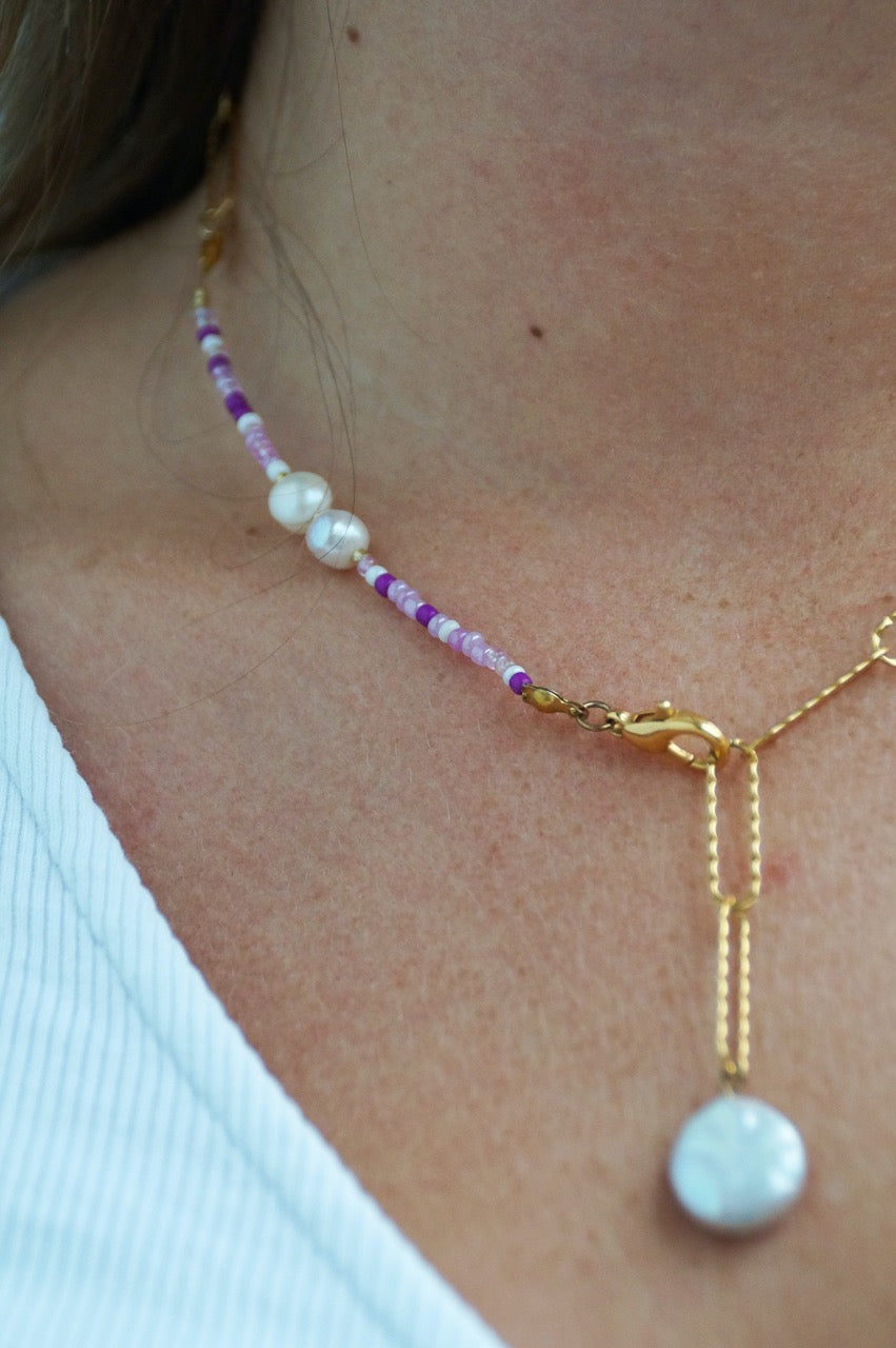 Süßwasserperlen Schmuck-Set #2