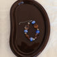 Tilda | Armband braun-blau, wasserfest