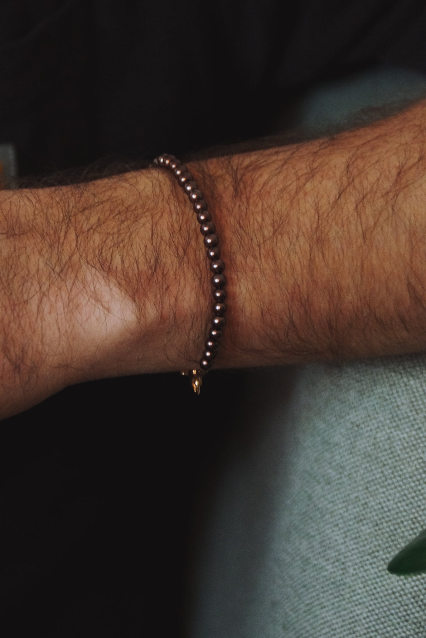 Armband mit Kupferperlen