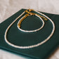 Süßwasserperlen Schmuck-Set #3