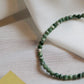 Armband mit grünem Naturstein