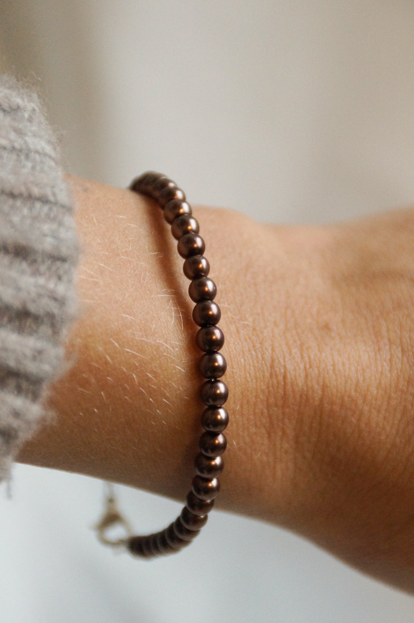 Armband mit Kupferperlen