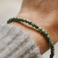 Armband mit grünem Naturstein