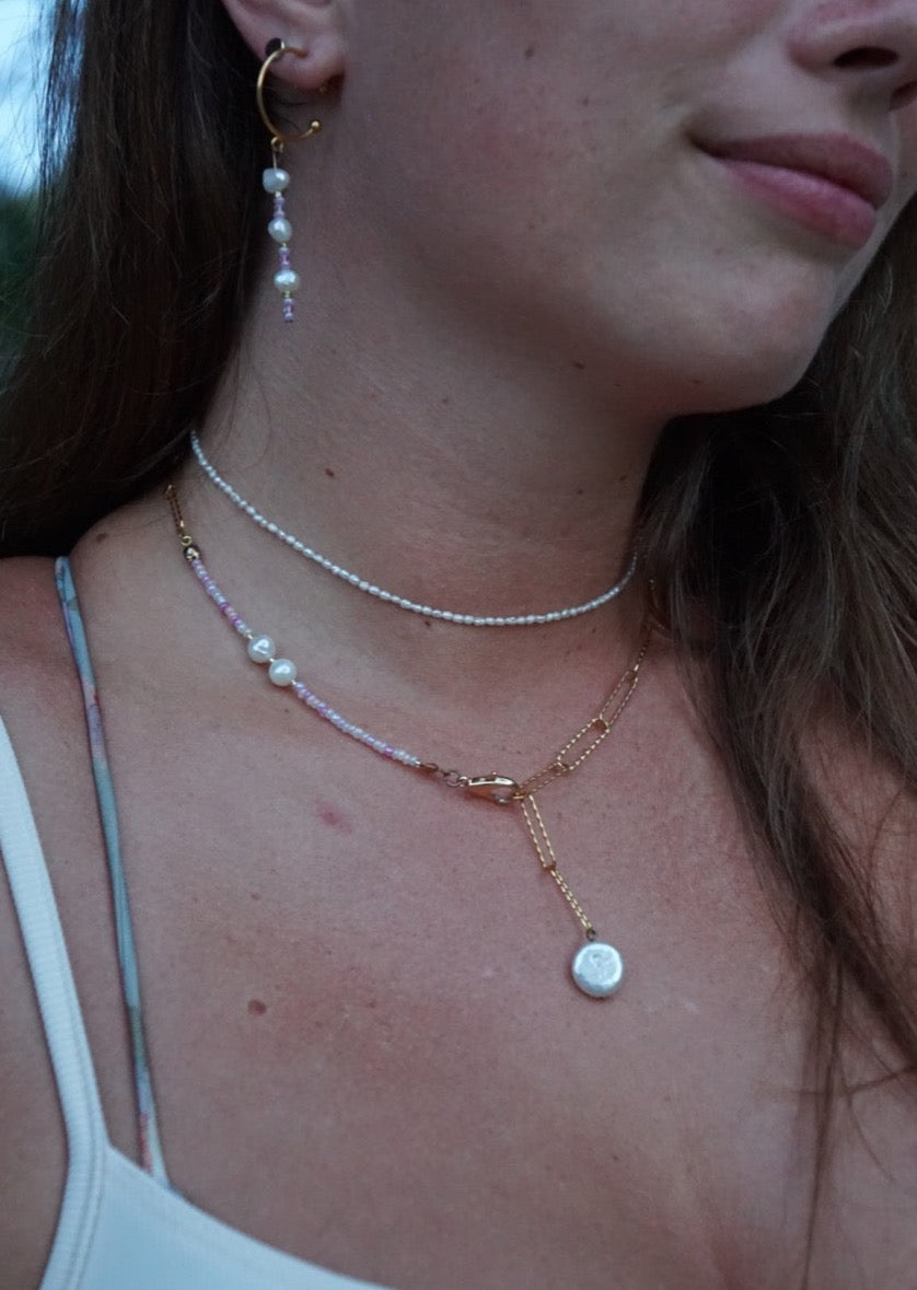 Süßwasserperlen Schmuck-Set #2